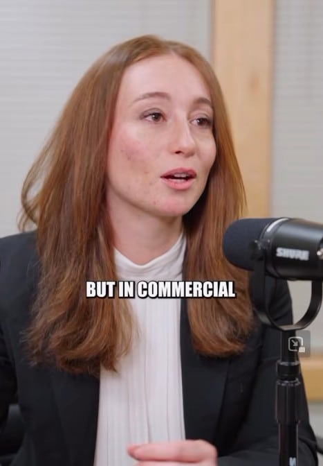 Sabrina Rabban Esq discussing Residential vs Commercial Real Estate in New York