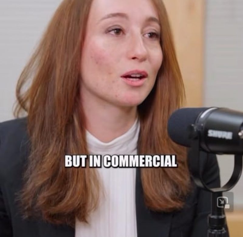 Sabrina Rabban Esq discussing Residential vs Commercial Real Estate in New York